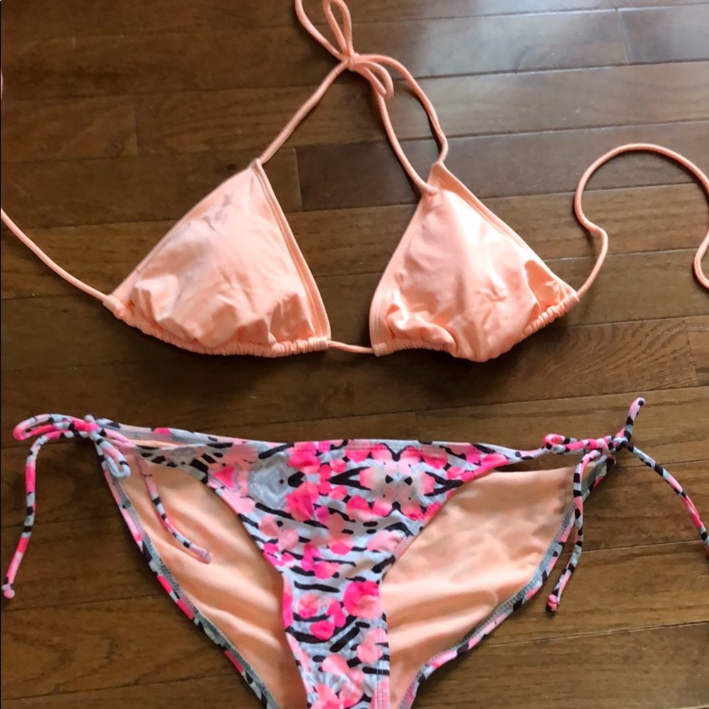 Coral swimsuit